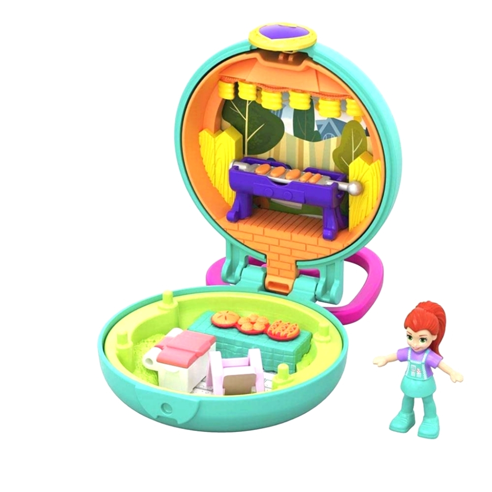 Green and Purple Doll Playset with Accessories
